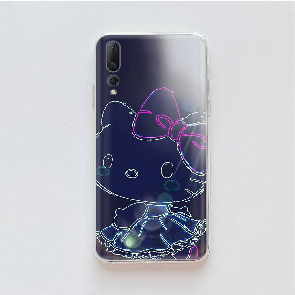Transparent Case for Samsung A04 A14 A23 M33 M53 Realme 10 9 C35 C55 VIVO X80 Infinix Hot 30 Note 11 Tecno Spark 8P Pro L-5 Hello Kitty