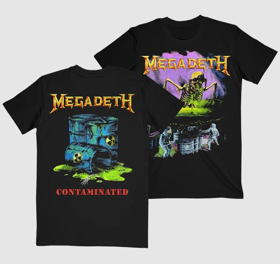 Megadeth Contaminated Vintage Tee Size S-5XL Reprint Unisex T-Shirt XXL
