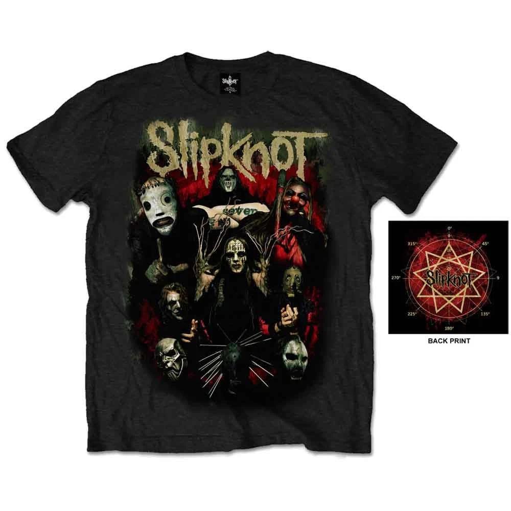 Slipknot T Shirt Come Play Dying band logo Official Mens Black XL