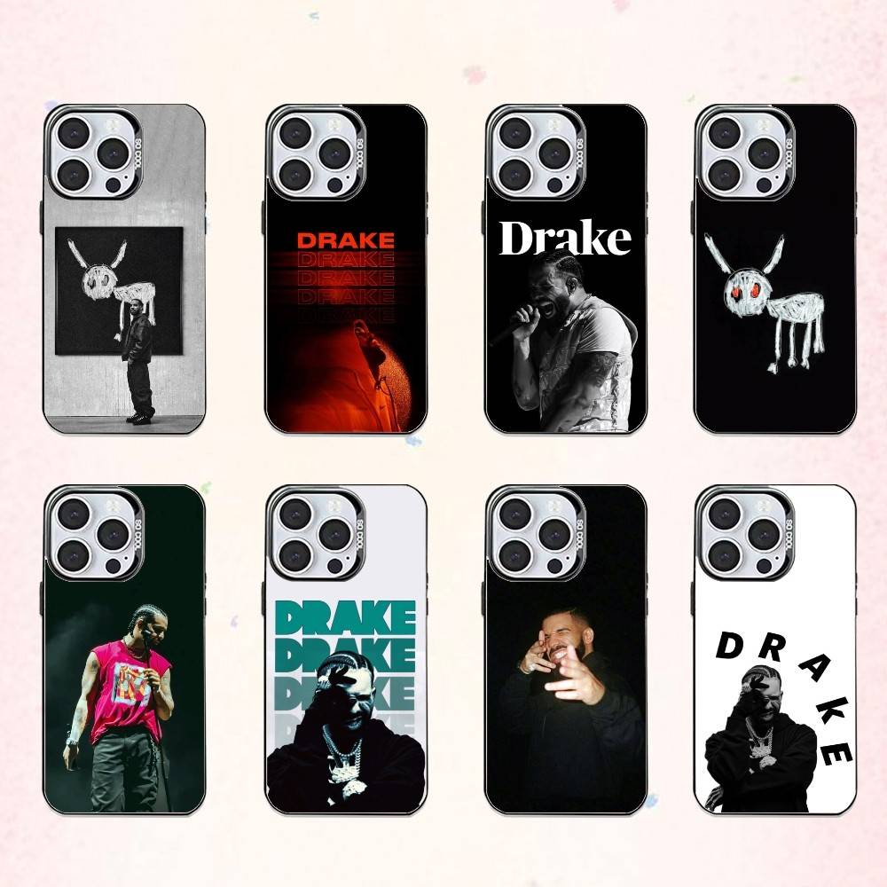 Dashing Drake Phone Case For iPhone17,16,15,14,13,12,11 Plus,Pro Max Colored Silver Plated Inside Cover