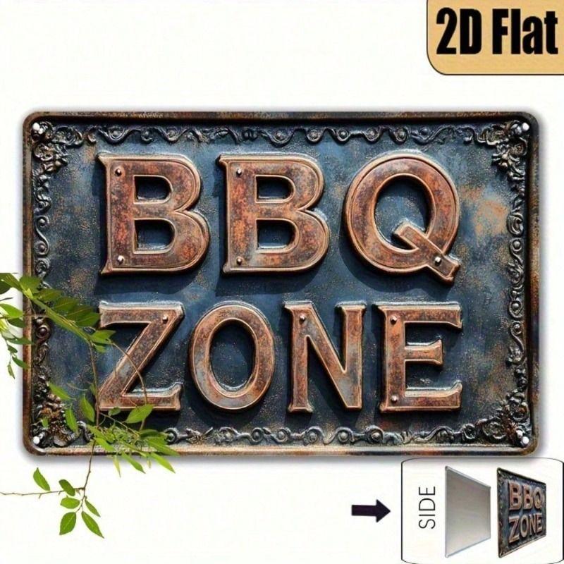 

Metal Wall Art Vintage Retro 2D Flat Sign 20x30 cm for BBQ Bar Cafe Home Decor