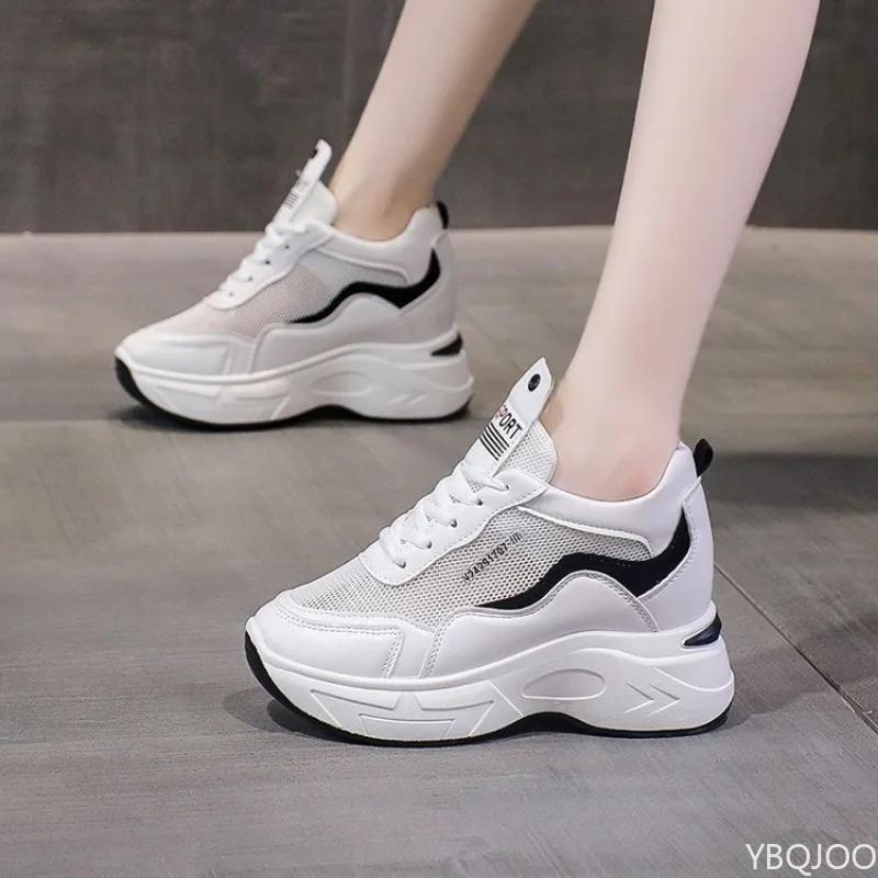 Fashion Spring New Casual Leather Women's Shoes Trend Thick Sole Anti Slip Sports Shallow Mouth Vulcanized Women's Shoes Zapatos Mujer