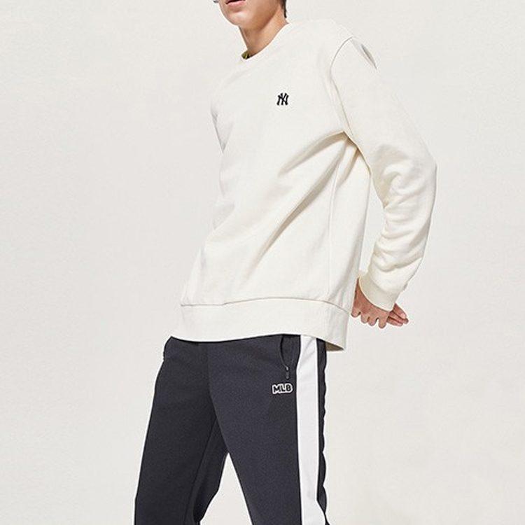 MLB Sweatshirt Unisex Ivory White 31MT02941-50I