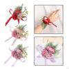 Wrist Corsage Bracelet Rose Artificial Ceremony