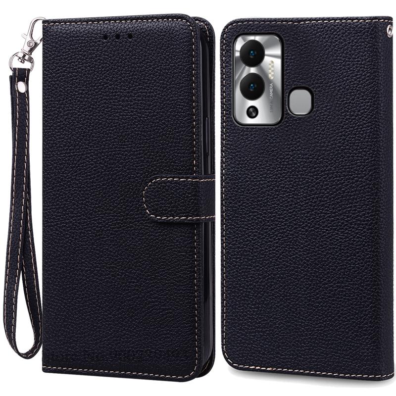 Pro Infinix Hot 12 Play Pouzdro Peněženka Kožený Vyklápěcí Kryt Pro Infinix Hot 12 Play NFC Pouzdro X6816C X6816 X6816D Kryt Coque Fundas