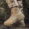 39-47 Men's Plus Size Anti Slip and Wear-resistant Trendy Outdoor Combat Boots Outdoor High Top Workwear Boots Casual Military Boots