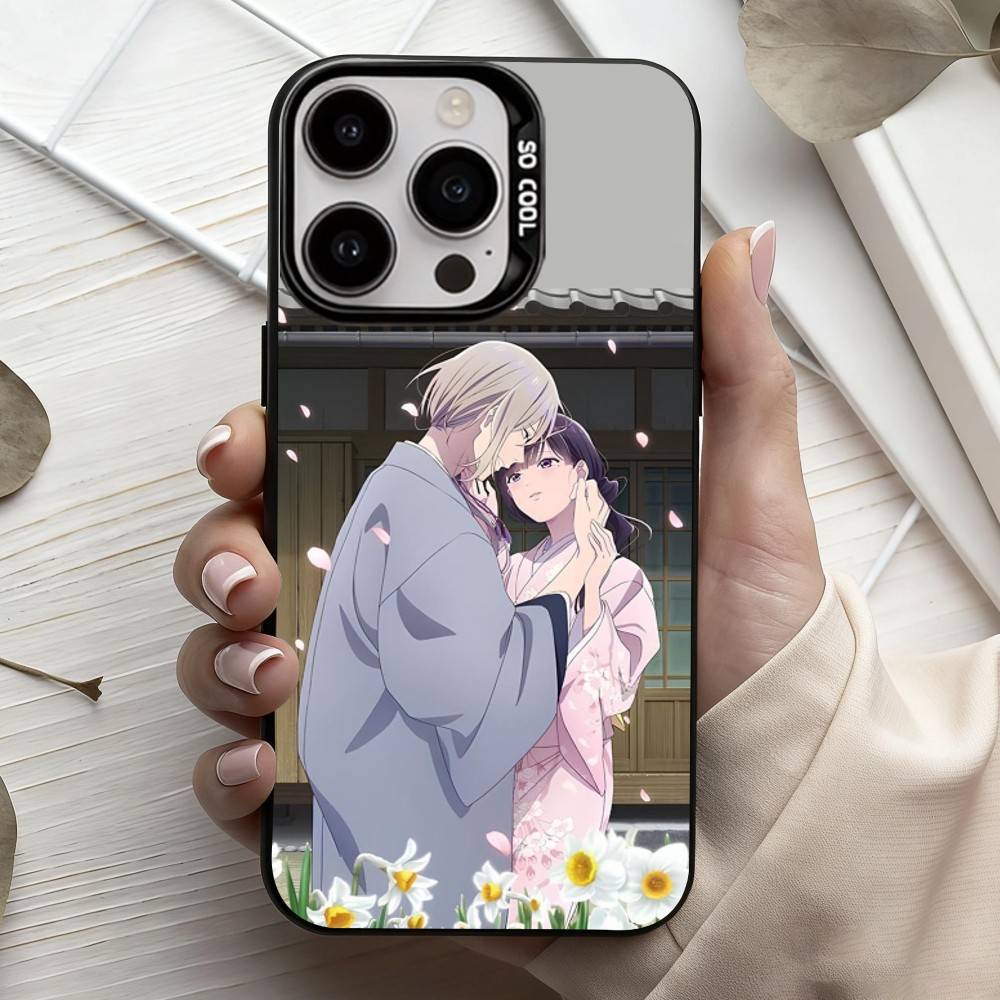 Manga My H-Happy M-Marriage Phone Case For iPhone17,16,15,14,13,12,11 Plus,Pro Max Black Candy Silver Phone Case