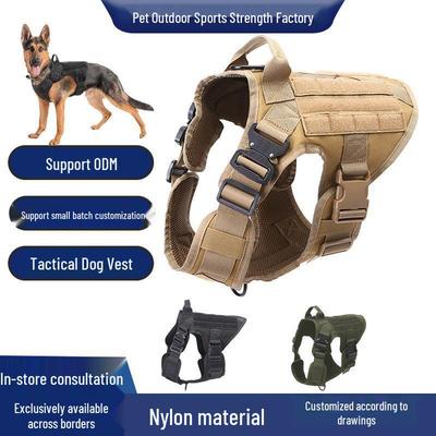 Adjustable Tactical Dog Vest for Cross-Border Training