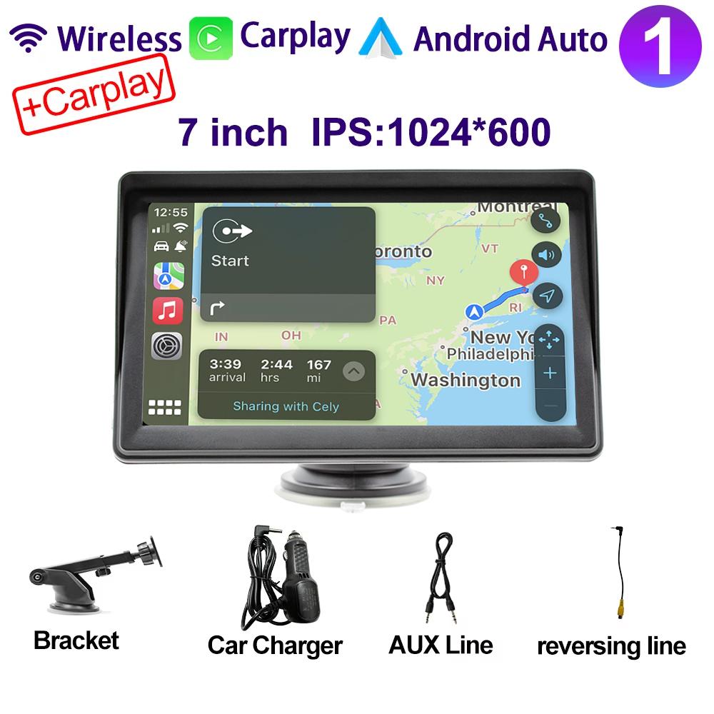 

IPS 7-дюймовый портативный WIFI беспроводной Carplay Android Auto Car Radio Multmedia Video Player камера заднего вида для Apple или Android