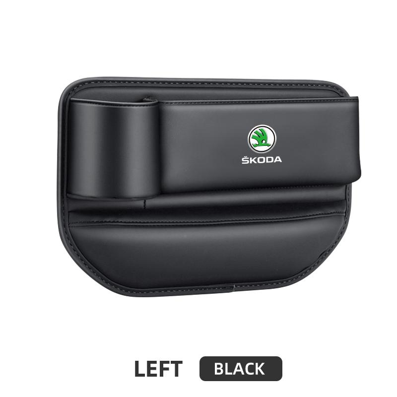 Cvpgm3 Car Seat Gap Organizer Storage Box Pocket Auto Interior Accessories For Skoda Rapid Octavia A5 S Kodiaq Fabia A7 Octavia VII