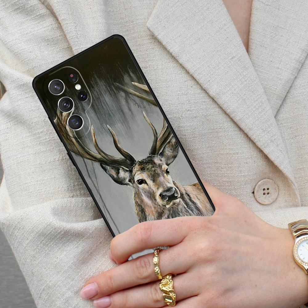 Чехол для телефона с оленем для Samsung Galaxy S26 Ultra S25 S24 S23 S22 S21 S20 Note10 Galaxy S21 5G