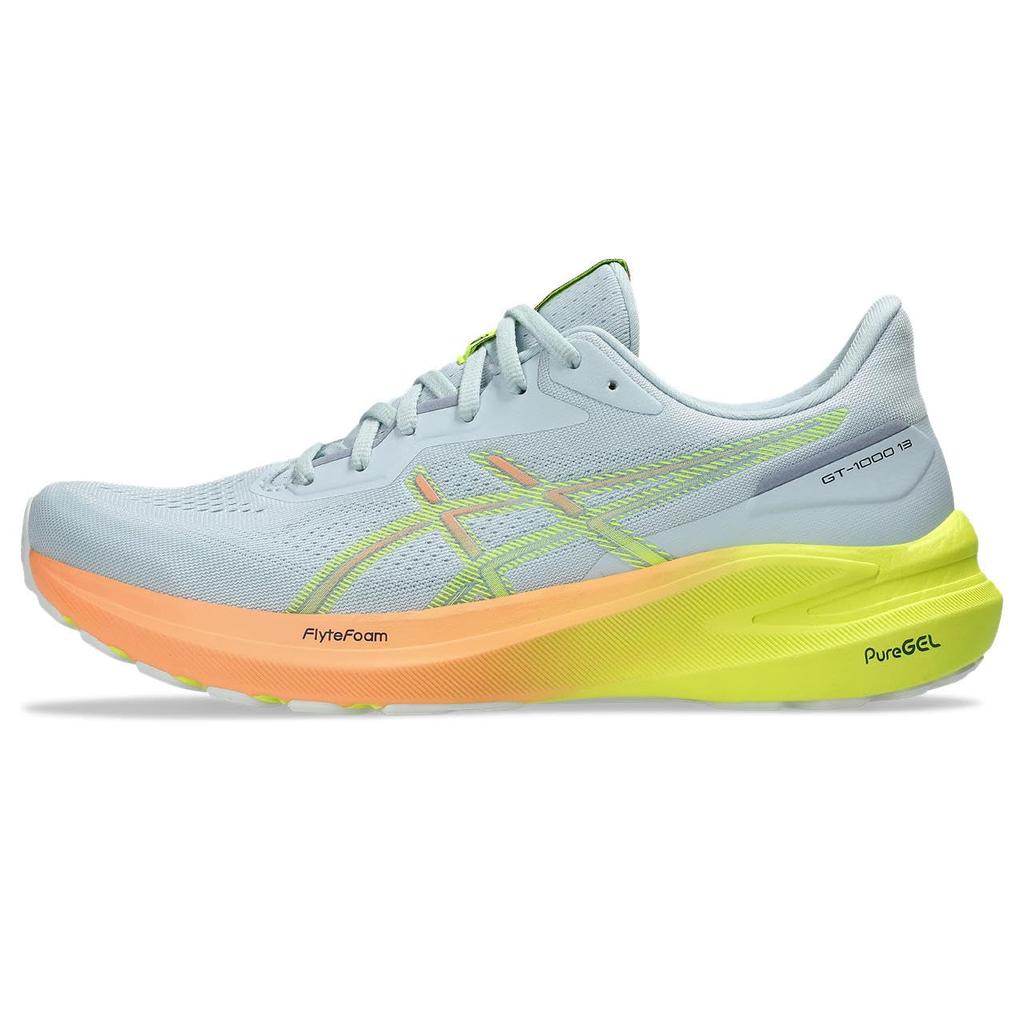 Running Shoes 13 PARIS 1011B952 750 cm 2E [Asics] GT-1000 Men's (Cool Gray/Safety Yellow) 27.5