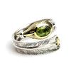 Carmelo Accessories: Feather Ring, Peridot, Eagle, Reggae, Native American, for Men and Women
