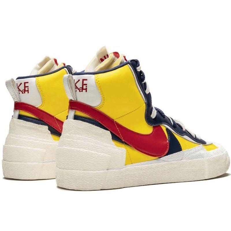 BV0072-700 Sacai Nike Blazer Mid Varsity Maize Varsity Red (Men's)