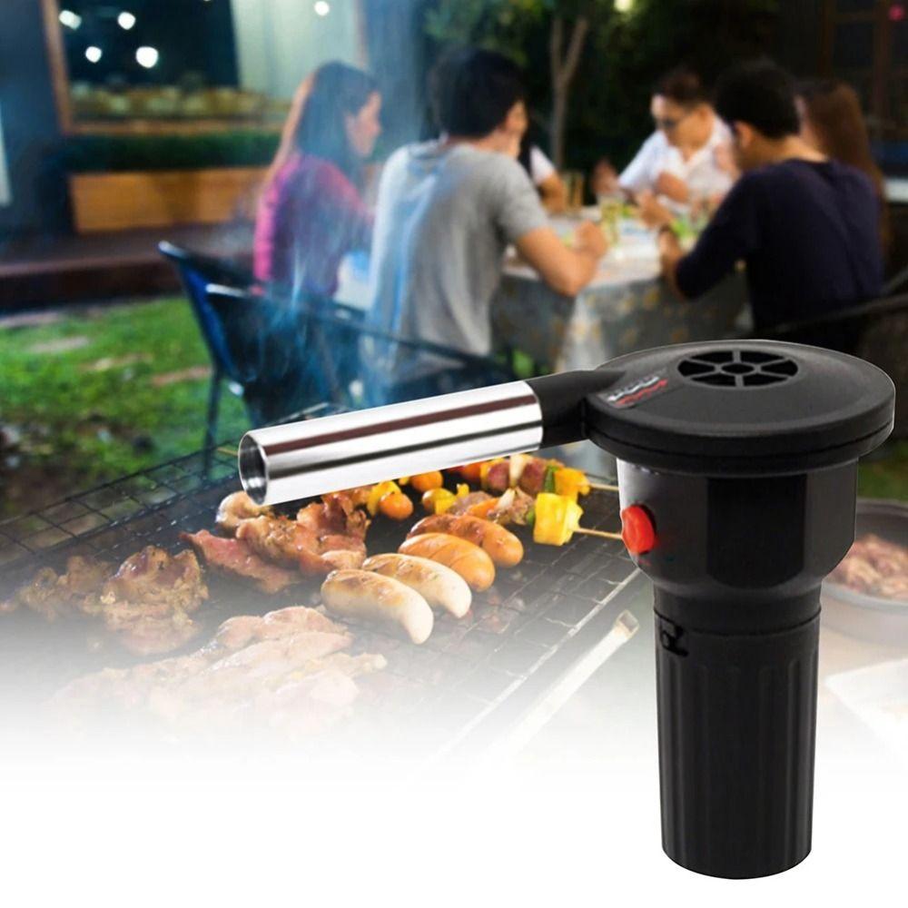 Handheld Fire Starter Strong Wind Power BBQ Fire Blower Electric Air Blower  BBQ Grill