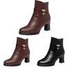Women's Fashionable High-Heel Short Boots Winter Warm Boots For Women