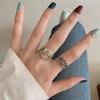 Women's Retro Good Luck Open Chain Ring - Korean Style Trendy Index Finger Jewelry