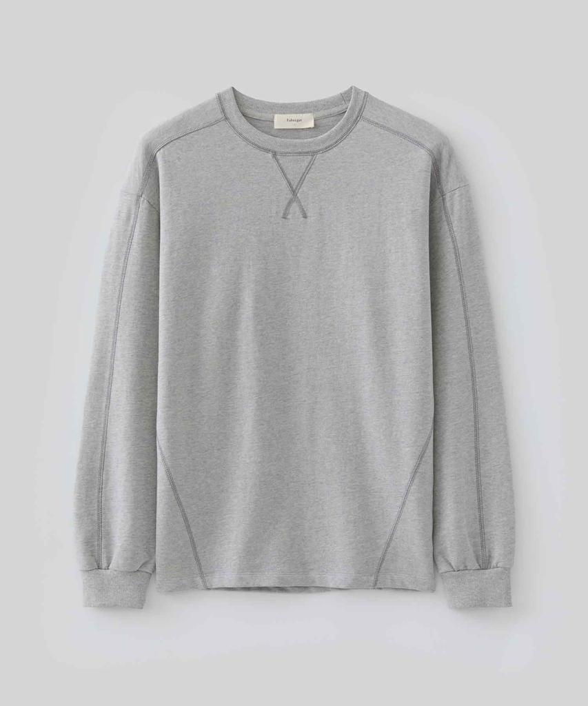 Pabeulega Stitch Sweatshirt Long Sleeve (Melange)