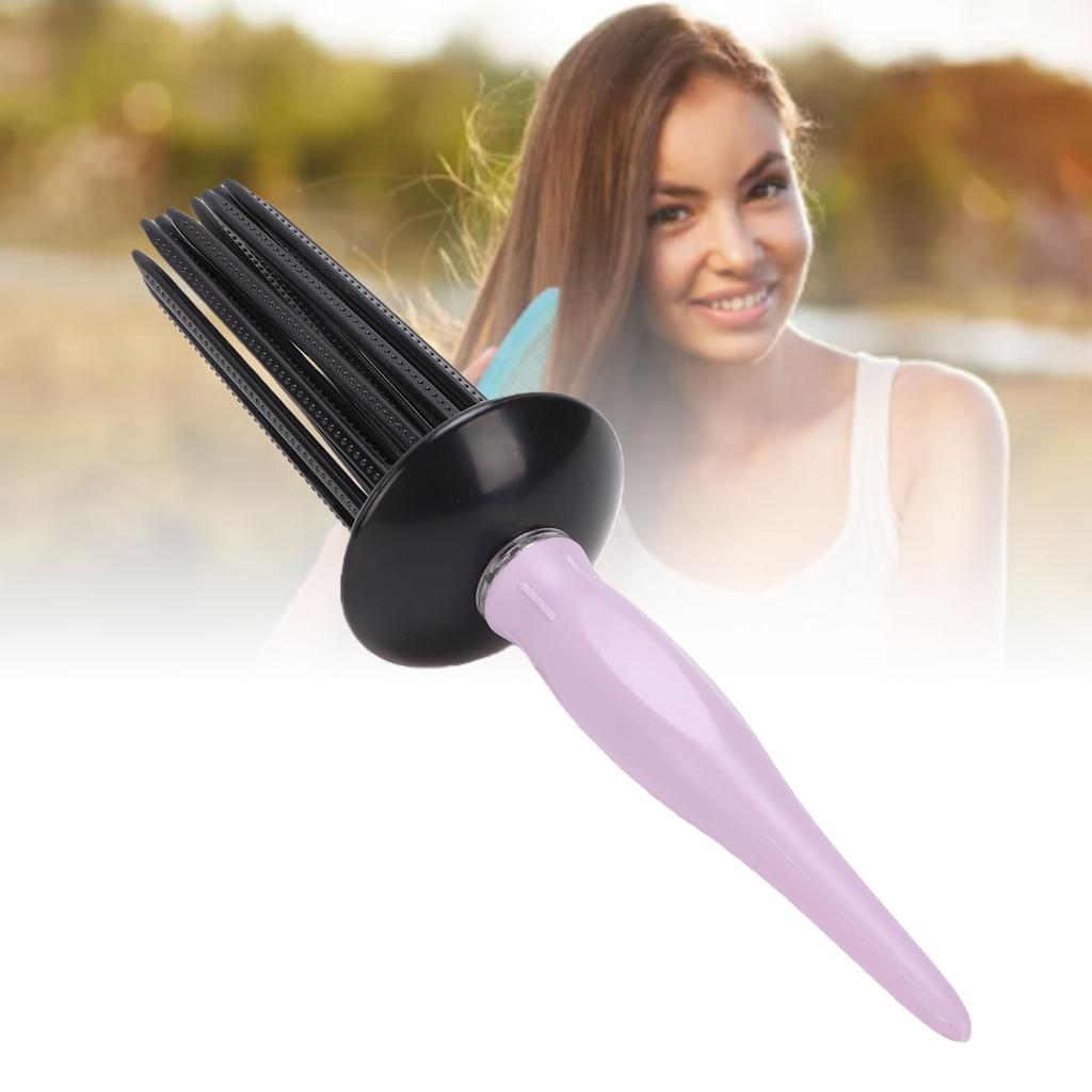   Volume Comb for   Curls 17 Teeth Volumizing   Comb Travel Friendly H    Tool Purple