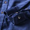 Export Tail Single Men's Cut Label Cattle Goods Pure Cotton Corduroy Shirt Long Sleeves Ins Handsome Export Original Single Men's Shirt