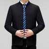 Genuine Men's Jacket, Dad Jacket, Jacket Stand Collar, Casual Business Executive Spring and Autumn