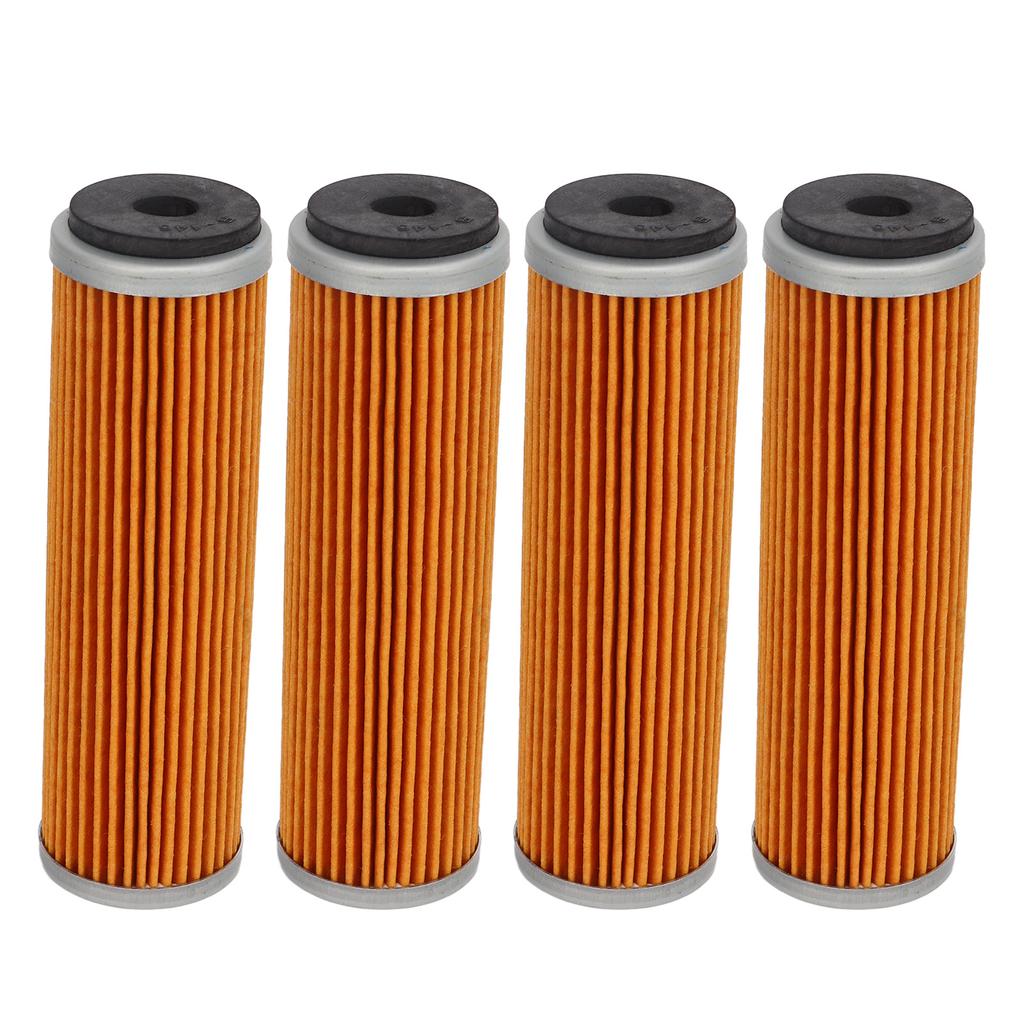 4pcs Engine Oil Filters High Flow Rate Sealing Fuel Filter Replacement for NC250 BRZ X6S X6M