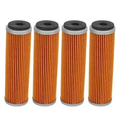 4pcs Engine Oil Filters High Flow Rate Sealing Fuel Filter Replacement for NC250 BRZ X6S X6M