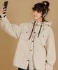 WV PROJECT Rover Hoodie Shirt Grey Beige Jnls7768