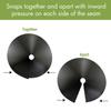 12/14/16/18 Inches Wrap Around Squirrel Guard Rotatable Easy Assembly Anti-rust Weather-proof Smooth Surface Preventing Stealing Food Gardening Tool