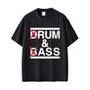 Drum and Bass Funny Meme T Shirts Rum and Ass Lovers Jokes Short Sleeve Men Casual Cotton T-shirt Men's Fashion Oversized Tshirt