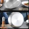 316 Stainless Steel Frying Pan Non-Stick Pan Fried Steak Pot Uncoated Home Kitchen Cookware For Gas Stove and Induction Cooker