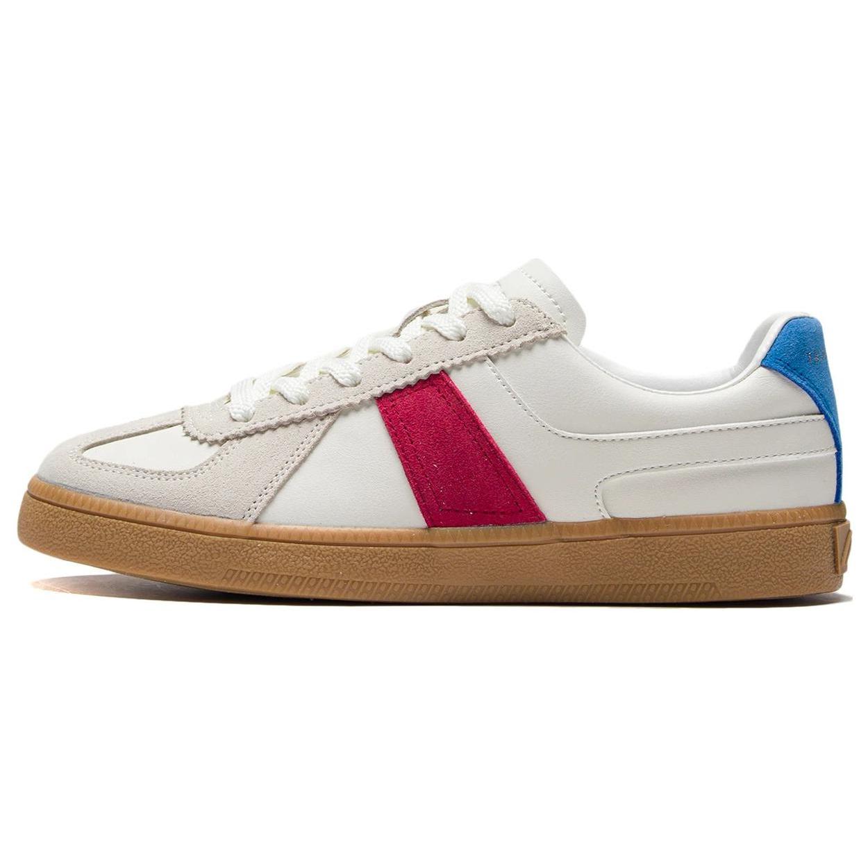 

New LiNing Yunchuan Low-Top Skateboard Shoes Women s White Red AGCS290-3 39