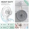 Strong Suction Cup 2 Load Capacity Wall Hanging Wall Will Not Living ABS Transparent Color Hook, Vacuum, Pieces, 3kg, Hook, Reusable, Hook, Damage,