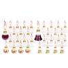 Christmas clear Fruit Juice Bottle Pendant for Filling Wine Beverage Candy DIY Crafts Ball Shape Wine Bottle Hanging