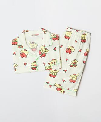 [SPAO] Pijama de Manga Curta com Personagens Sanrio SPPPG25U01 [Enviado da Coreia] 100% Autêntico