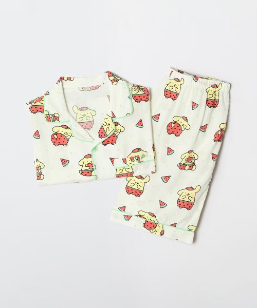 

[SPAO] Sanrio Characters Short Sleeve Pajamas SPPPG25U01 [Shipped from Korea] 100% Authentic Yellow - XXL