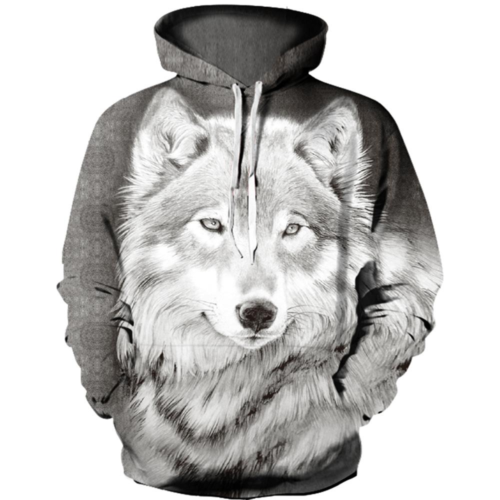 New Fashion Eagle Hoodie Funny Hooded Sweatshir Men's and Women's Long Sleeve Animal Pullover Shirt