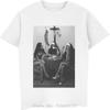 Loose Fit Unisex Short Sleeve Casual Tee Vintage Distressed Graphic Print Fitness Sports Breathable Cotton Streetwear Tops