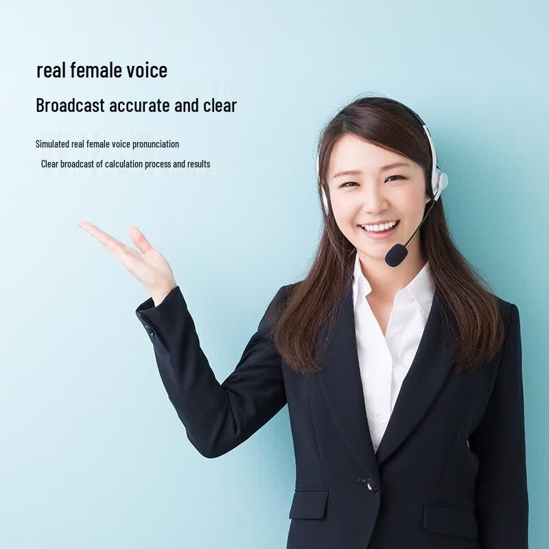 Deli 12-Digit Desktop Voice Calculator