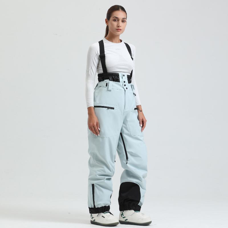 2025 New Unisex Ski Pants Women Windproof Waterproof Snow Pant Warm Breathable Thickened Winter Outdoor Snowboarding Trousers