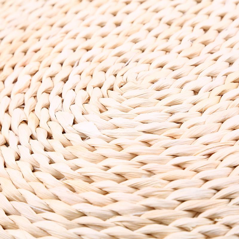 WCIC Isolier-Tischset, Maisschalen-Strohgeflecht, Tassenuntersetzer, Esstischmatte, Verbrühschutz, Topflappen