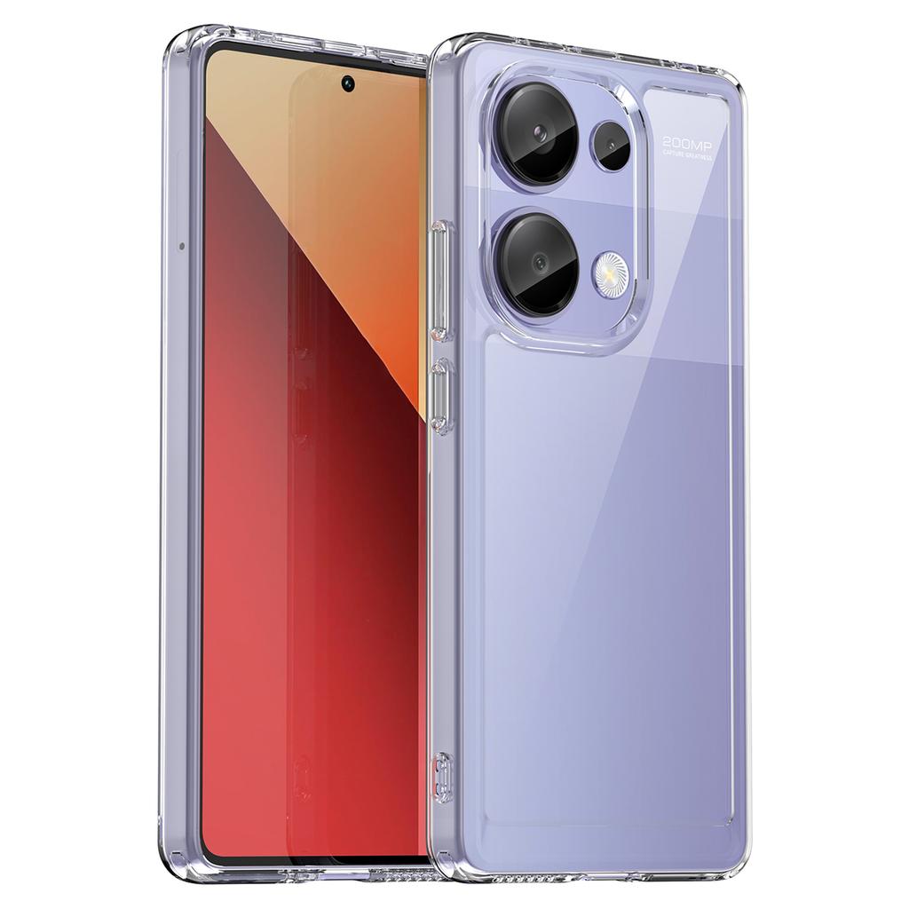 Priekš Xiaomi Redmi Note 13 Pro 4G/Poco M6 Pro 4G Maciņš TPU+Akrils Caurspīdīgs Telefona Vāciņš