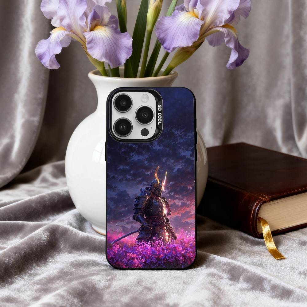 J-Japanese B-Bushido S-Samurai Phone Case For iPhone17,16,15,14,13,12,11 Plus,Pro Max Black Candy silver phone case