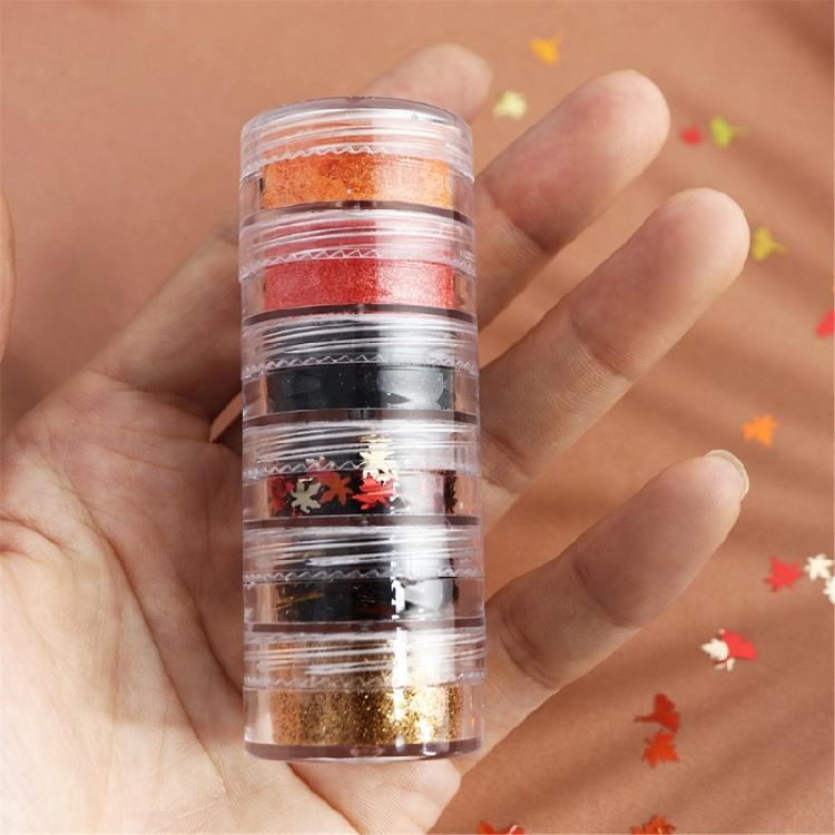 Snowflake Nail Art Glitter Christmas Nail Sequins Flakes 3D Snowflake Glitter