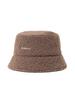 Beams Golf Curl Boa Hat, Brown - 81411090503