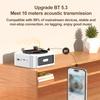 Portable Wireless Speaker Vintage CD Record Style BT5.3 Technology Speakers with Two Microphones Stereo Scene HiFi