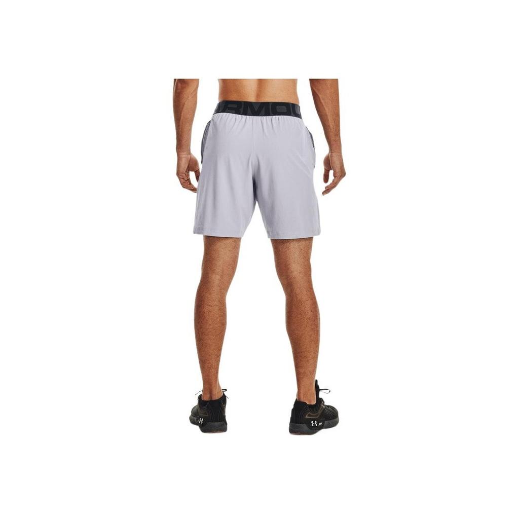 Under Armour Woven Series Logo Print Solid Color Sports Shorts Men Shorts Gray 1362289-011