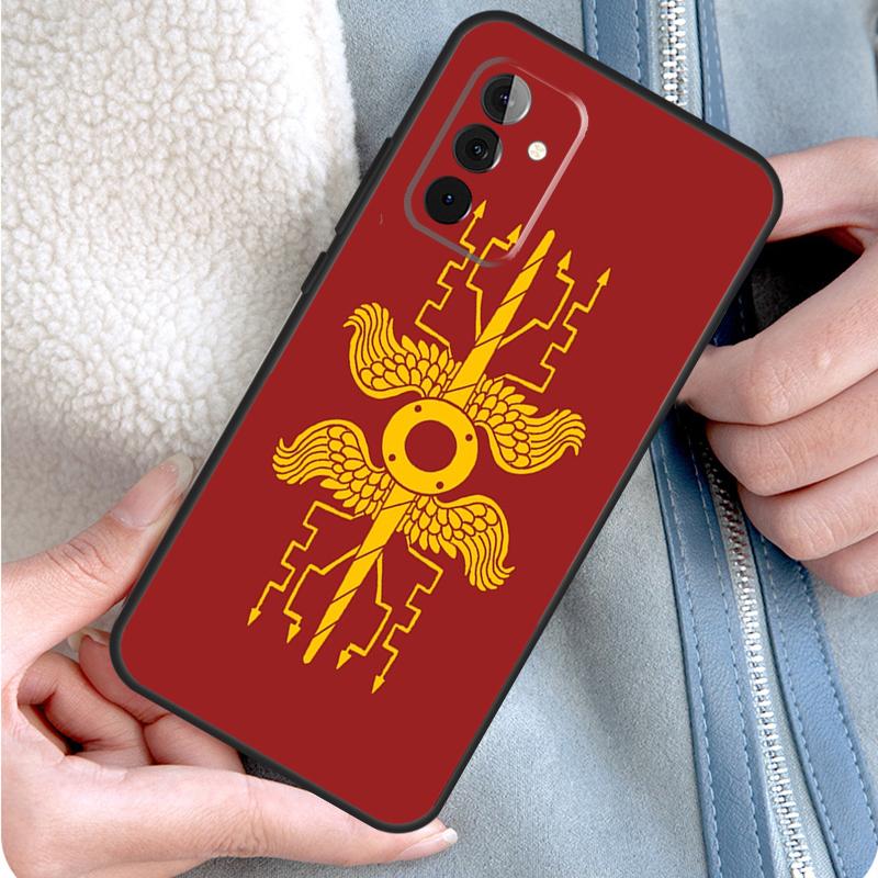 Roman Empire Legionary Shield Emblem Phone Case For Samsung Galaxy A15 A25 A35 A55 A54 A34 A14 A13 A33 A53 A12 A32 A52 A71 A51