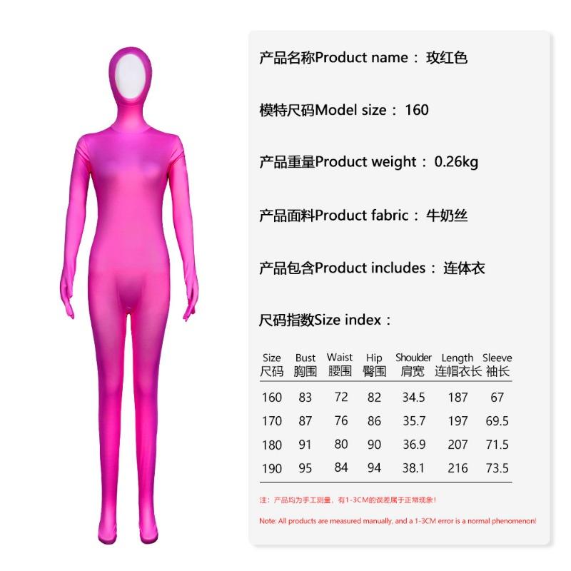 Horké zboží punčocháče 5 všeobjímající netěsné body jednobarevné oblečení odhalující oblečení pro pódiová vystoupení