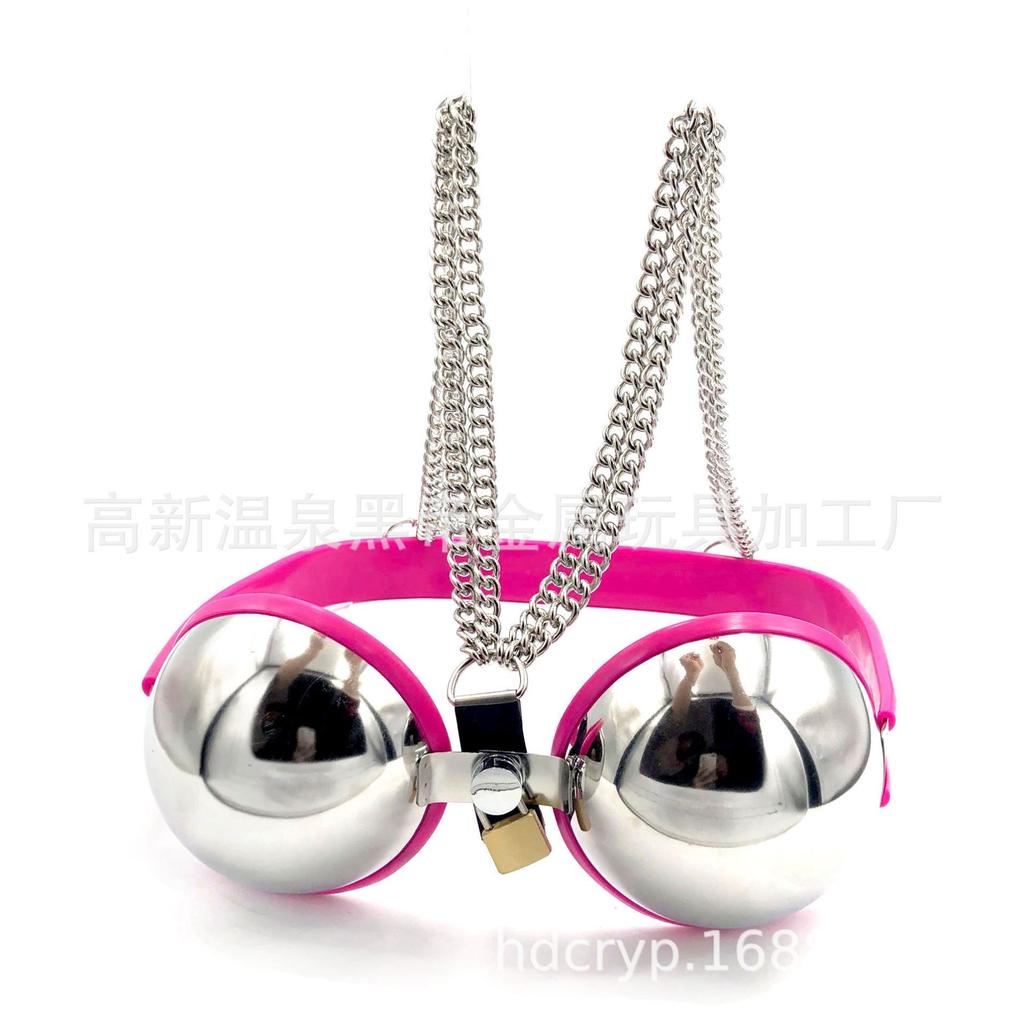 New 3 Colors Stainless Steel Women Adjustable Chastity Bra Lock Female Chastity Device Breast Protection Roleplay Sex Toys